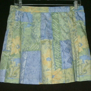 Darlyn Multi Color Pleated Tennis Skirt Size 12